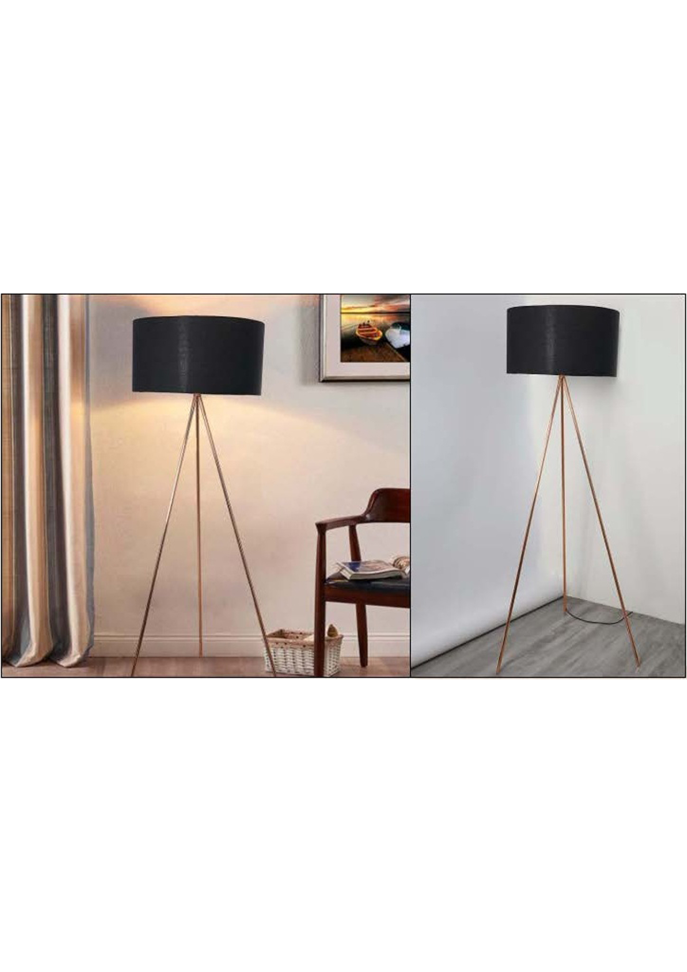 Beyond Lights - Copper Tripod Lamp- GL